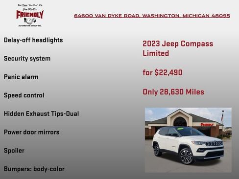 Used 2023 Jeep Compass Limited AWD/4WD image 25