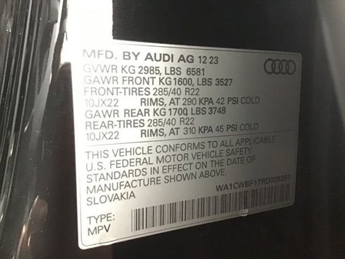 Used 2024 Audi SQ8 Prestige w/ Prestige Package image 30