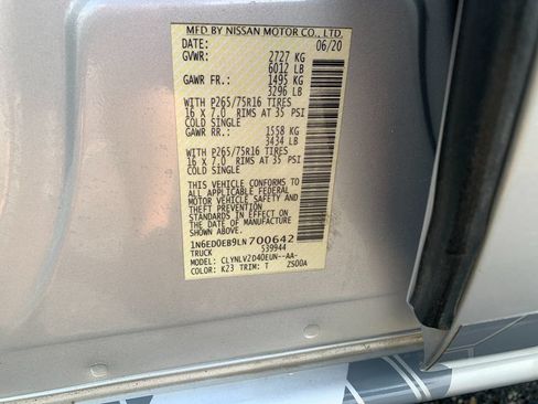 Used 2020 Nissan Frontier PRO-4X w/ Pro-4x Utility Package AWD/4WD image 42