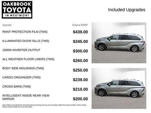Used 2024 Toyota Sienna Platinum AWD/4WD image 2