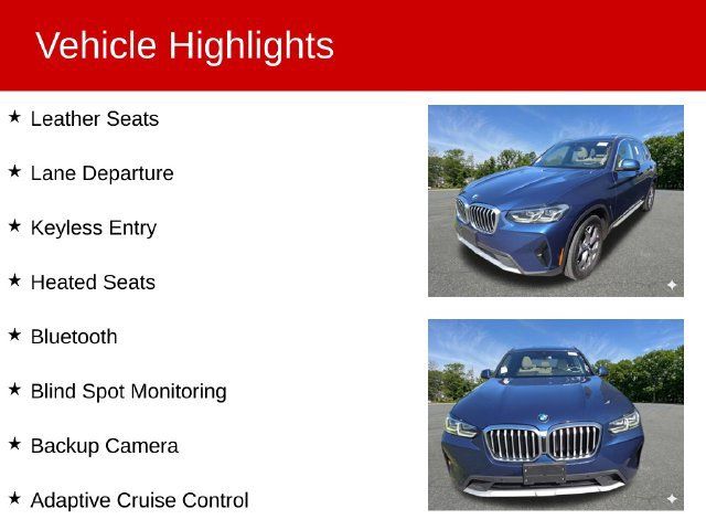 Used 2023 BMW X3 xDrive30i w/ Convenience Package AWD/4WD image 2