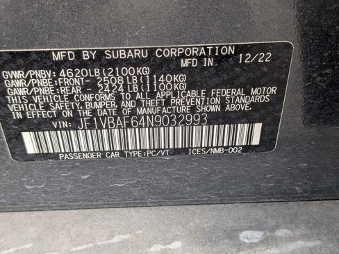 Used 2022 Subaru WRX Premium AWD/4WD image 19