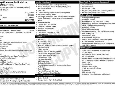 Used 2021 Jeep Cherokee Latitude Lux FWD image 6