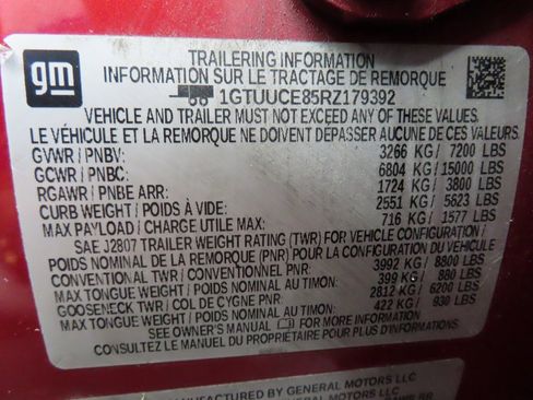 Used 2024 GMC Sierra 1500 Elevation w/ LPO, Elevation Black Package image 62