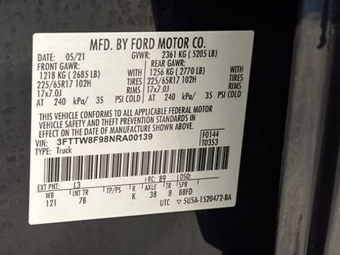 Used 2022 Ford Maverick XLT w/ Equipment Group 300A Standard AWD/4WD image 28