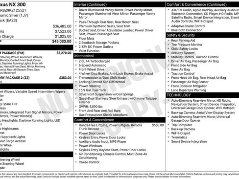 Used 2019 Lexus NX 300 FWD w/ Premium Package image 25