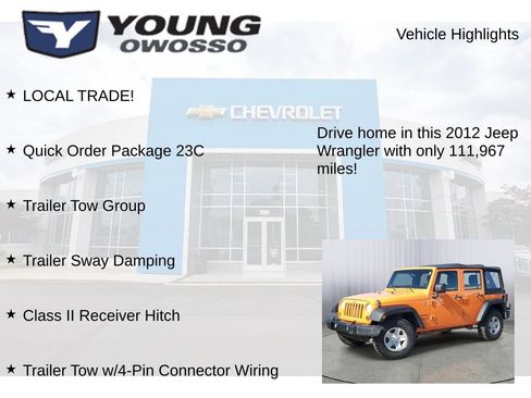 Used 2012 Jeep Wrangler Unlimited Sport w/ Trailer Tow Group image 7