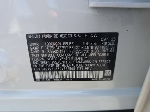 Certified 2024 Honda HR-V Sport image 30
