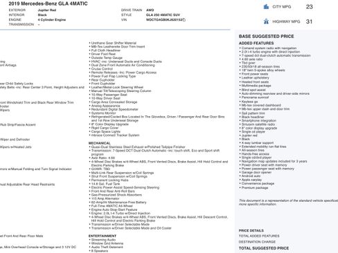 Used 2019 Mercedes-Benz GLA 250 4MATIC w/ Premium Package image 2