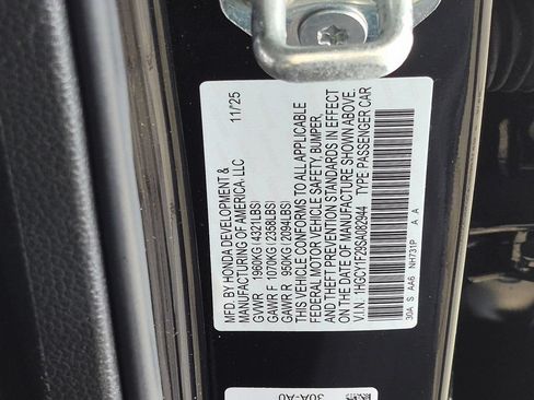 Used 2025 Honda Accord LX image 36