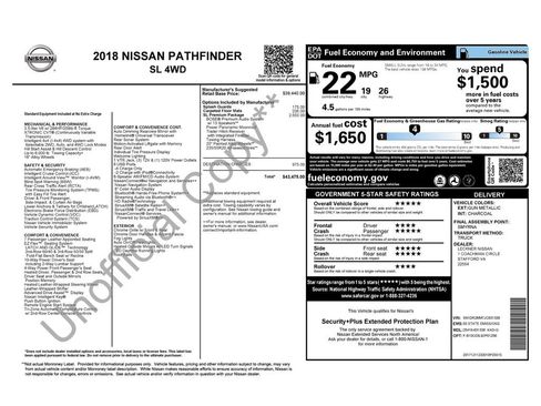 Used 2018 Nissan Pathfinder SL w/ SL Premium Package image 6