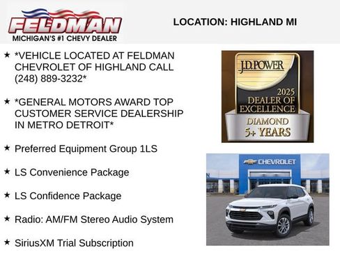 New 2026 Chevrolet TrailBlazer LS w/ LS Convenience Package FWD image 3