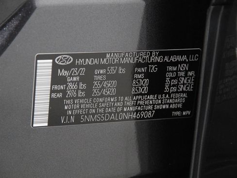 Certified 2022 Hyundai Santa Fe Calligraphy image 23