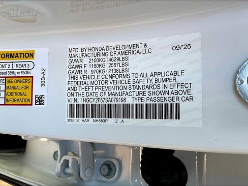 New 2025 Honda Accord Sport image 22