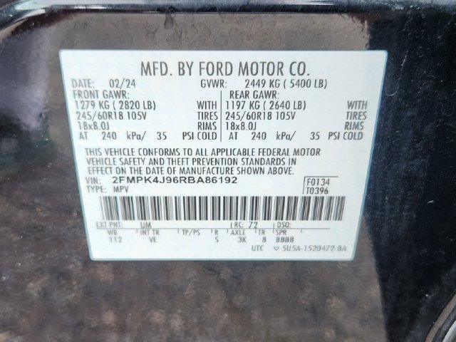 Certified 2024 Ford Edge SEL AWD/4WD image 23