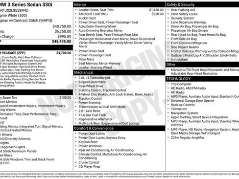 Used 2020 BMW 330i Sedan w/ Premium Package RWD image 13