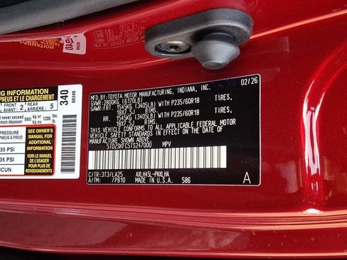 New 2026 Toyota Sienna Limited image 20