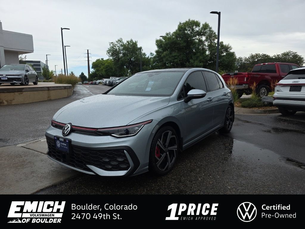 Certified 2025 Volkswagen GTI SE FWD image 1