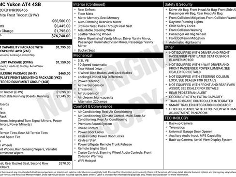 Used 2022 GMC Yukon AT4 AWD/4WD image 1