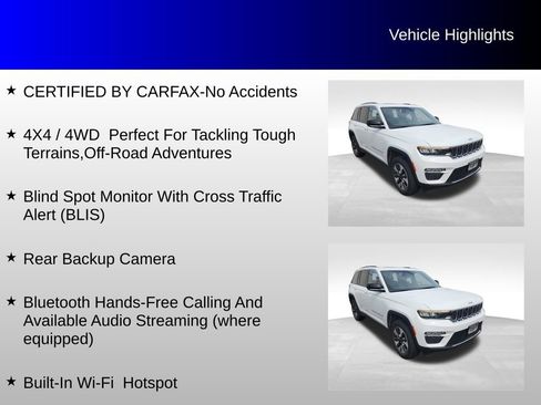 Used 2024 Jeep Grand Cherokee Limited 4xe AWD/4WD image 4