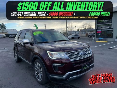 Used 2018 Ford Explorer Platinum AWD/4WD image 47