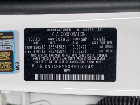 Used 2024 Kia EV9 GT-Line AWD/4WD image 35
