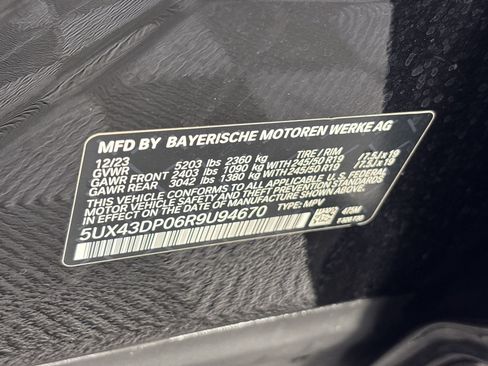 Used 2024 BMW X3 sDrive30i w/ Parking Assistance Package RWD image 24