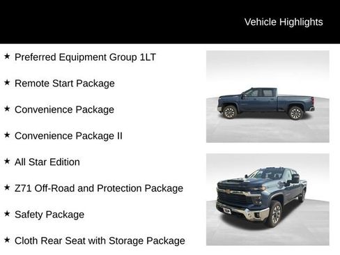 Used 2025 Chevrolet Silverado 2500 LT w/ All Star Edition AWD/4WD image 3