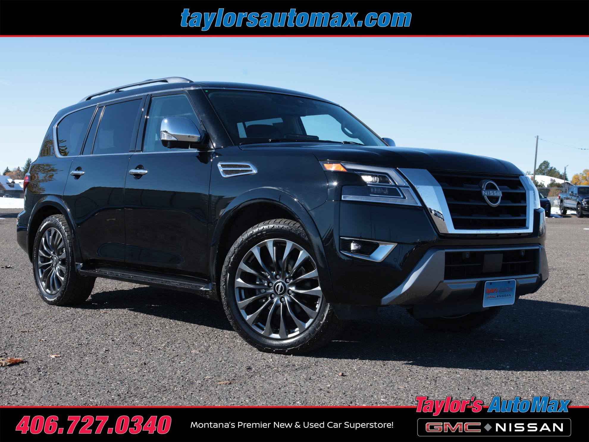 Used 2023 Nissan Armada Platinum w/ Captain's Chairs Package AWD/4WD image 2