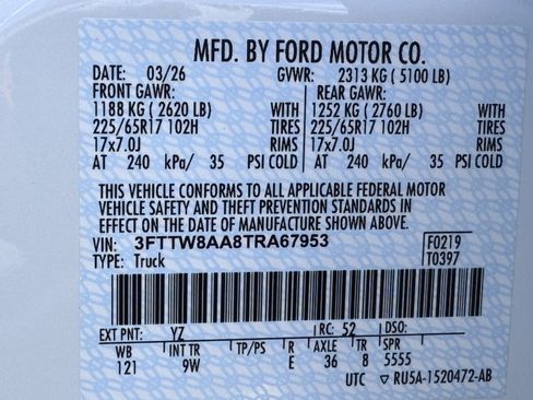 New 2026 Ford Maverick XL FWD image 13