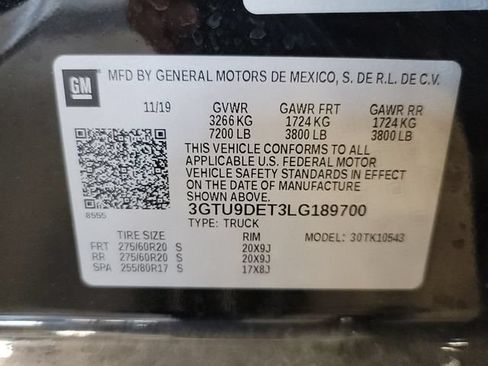 Used 2020 GMC Sierra 1500 SLT w/ SLT Premium Plus Package AWD/4WD image 35