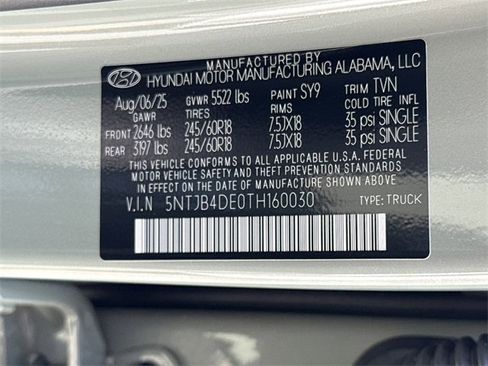 New 2026 Hyundai Santa Cruz SEL image 25