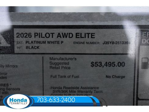 New 2026 Honda Pilot Elite image 41