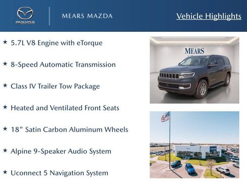 Used 2023 Jeep Wagoneer 2WD image 2