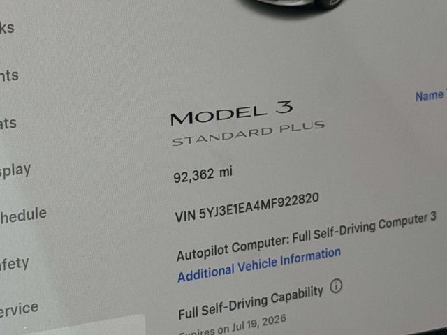 Used 2021 Tesla Model 3 Standard Range Plus RWD image 27
