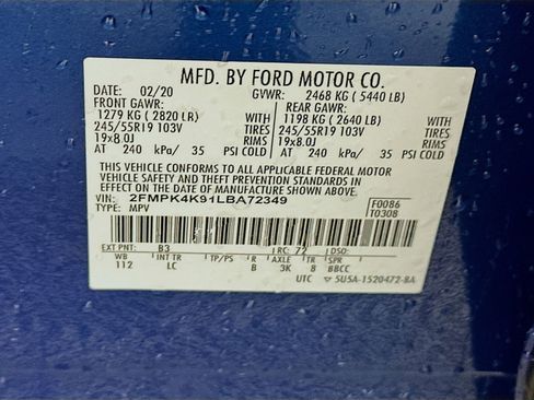 Used 2020 Ford Edge Titanium AWD/4WD image 30