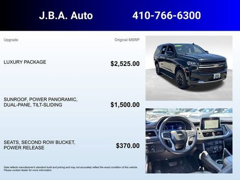 Certified 2023 Chevrolet Tahoe LT w/ Luxury Package AWD/4WD image 5
