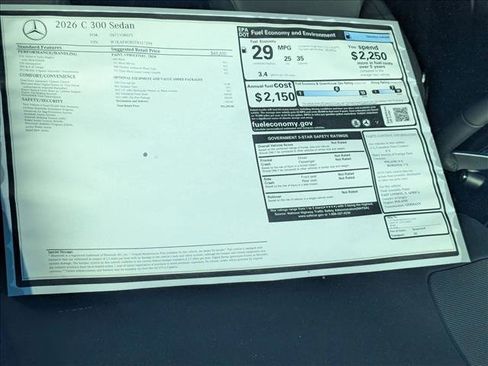 New 2026 Mercedes-Benz C 300 Sedan image 16