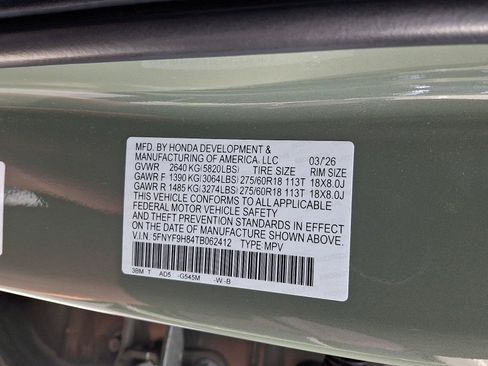 Certified 2026 Honda Passport TrailSport Elite image 28
