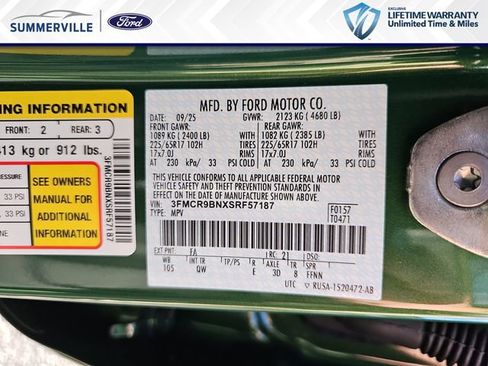 New 2025 Ford Bronco Sport Big Bend AWD/4WD image 34