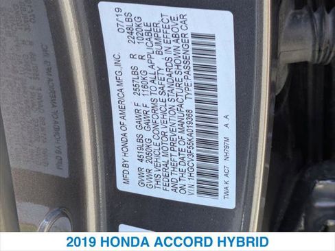 Certified 2019 Honda Accord EX-L image 26