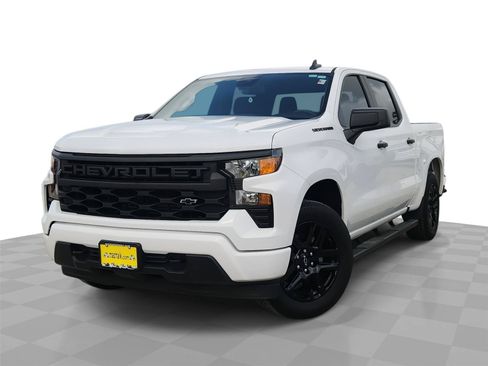 Used 2023 Chevrolet Silverado 1500 Custom w/ LPO, Dark Essentials Package RWD image 1