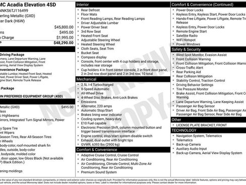 Used 2026 GMC Acadia Elevation image 36