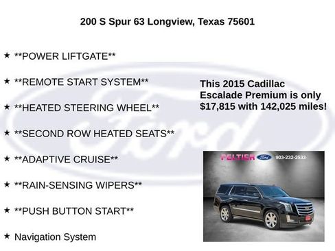 Used 2015 Cadillac Escalade Premium AWD/4WD image 30