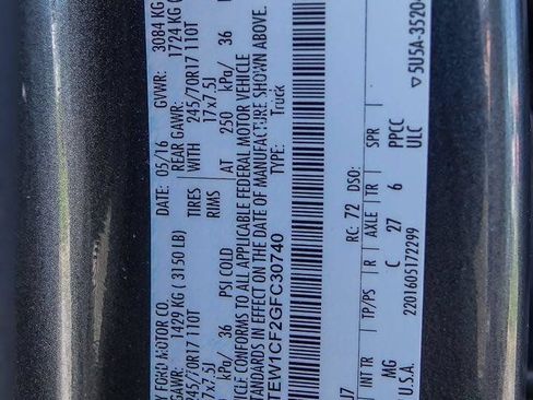Used 2016 Ford F150 XLT RWD image 24