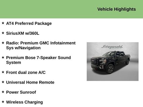 Used 2021 GMC Sierra 1500 AT4 w/ AT4 Preferred Package AWD/4WD image 9