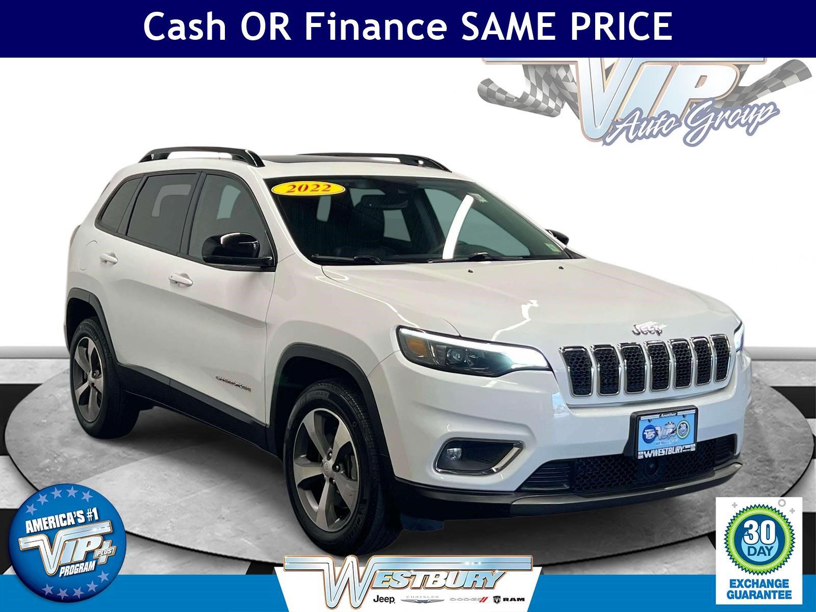 Used 2022 Jeep Cherokee Limited AWD/4WD image 1