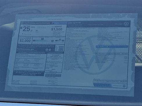 New 2026 Volkswagen Tiguan SE AWD/4WD image 19