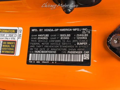 Used 2019 Acura NSX image 48