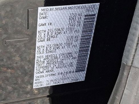 Certified 2022 INFINITI QX60 Luxe w/ Cargo Package image 27